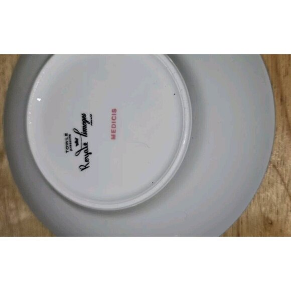 Royal Limoges Medicis Cup and Saucer Towle Presents - Picture 7 of 10